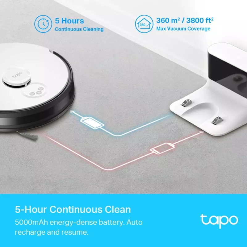 TP-Link Tapo LiDAR-navigointirobotti-imuri ja moppi