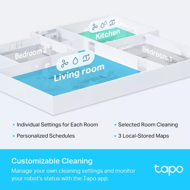 TP-Link Tapo LiDAR-navigointirobotti-imuri ja moppi