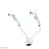 Neomounts FPMA-D750DWHITE2 näyttövarsi 10-32 inch - kaasujousi - pöytäpuristin - 180°-pysäytin