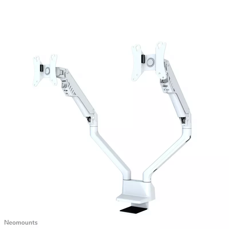 Neomounts FPMA-D750DWHITE2 näyttövarsi 10-32 inch - kaasujousi - pöytäpuristin - 180°-pysäytin