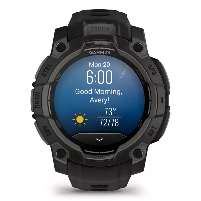 Älykello Garmin Instinct 3 AMOLED musta
