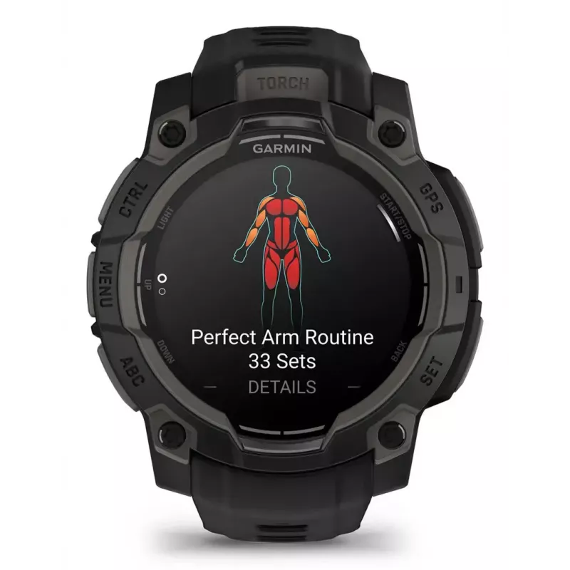 Älykello Garmin Instinct 3 AMOLED musta