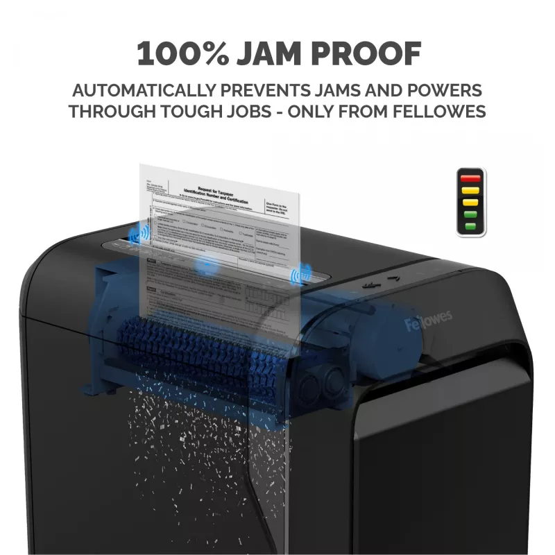 Fellowes Powershred LX221 5050401 mikrosilppuava paperinsilppuri, P-5, 20 arkkia, 2 x 12 mm, 30 l, 70 dB, musta