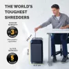 Fellowes Powershred LX221 5050401 mikrosilppuava paperinsilppuri, P-5, 20 arkkia, 2 x 12 mm, 30 l, 70 dB, musta