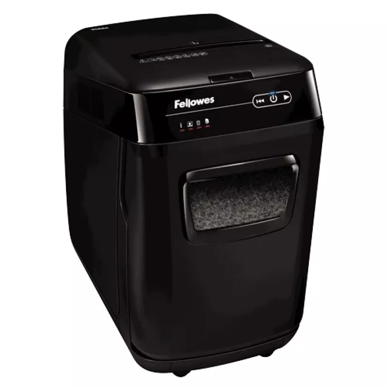 Fellowes AutoMax 200M -säilytyssilppuri Micro-Cut musta