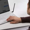 Langaton USB-WLAN-sovitin TP-LINK Archer TX35U PLUS — WLAN 6 dualband 1201 Mbit/s, USB-käyttöinen, musta