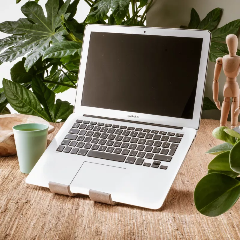 R-Go Tools kannettavan ja tabletin teline R-Go Treepod, ergonominen ja modulaarinen, säädettävä, biopohjainen