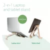 R-Go Tools kannettavan ja tabletin teline R-Go Treepod, ergonominen ja modulaarinen, säädettävä, biopohjainen
