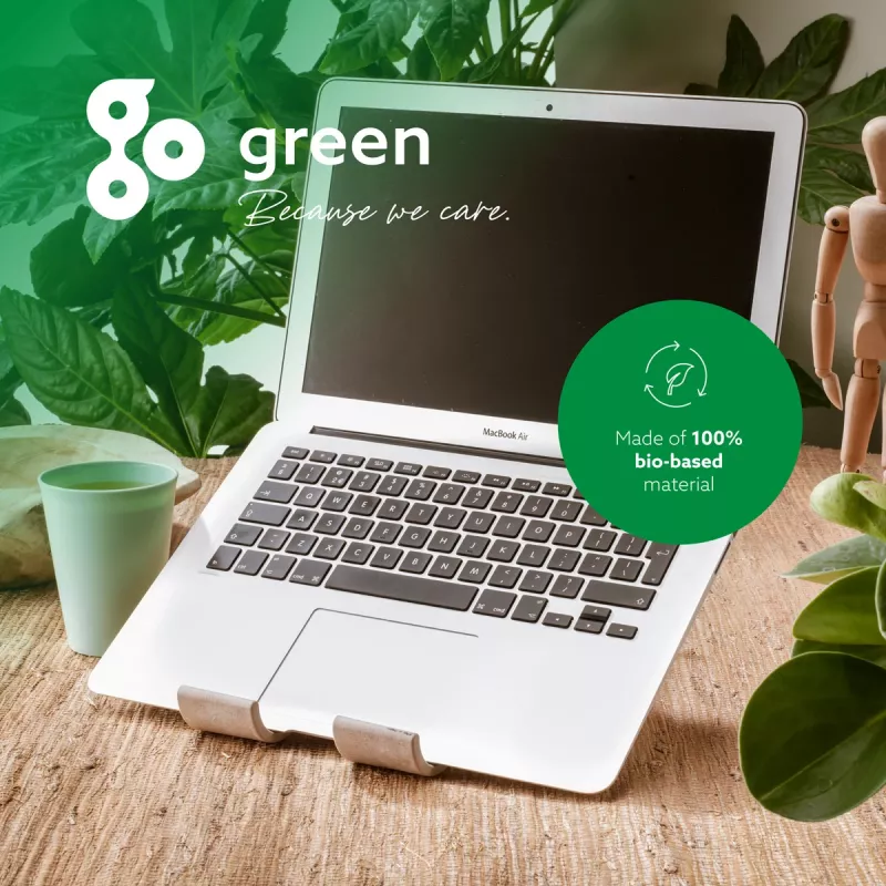 R-Go Tools kannettavan ja tabletin teline R-Go Treepod, ergonominen ja modulaarinen, säädettävä, biopohjainen