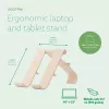 R-Go Tools kannettavan ja tabletin teline R-Go Treepod, ergonominen ja modulaarinen, säädettävä, biopohjainen