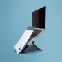 R-Go Tools kannettavan teline R-Go Riser Document, ergonominen, taittuva ja säädettävä teline asiakirjatelineellä, musta