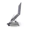 R-Go Tools kannettavan teline R-Go Riser Document, ergonominen, taittuva ja säädettävä teline asiakirjatelineellä, musta