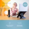 R-Go Tools kannettavan teline R-Go Riser Document, ergonominen, taittuva ja säädettävä teline asiakirjatelineellä, musta