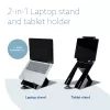 R-Go Tools tabletin ja kannettavan teline R-Go Riser Duo, sopii 10–22