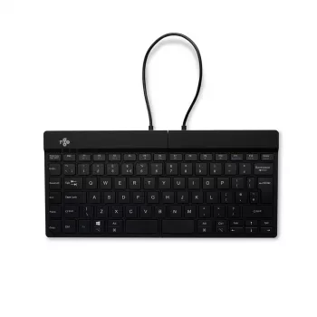 R-Go Tools ergonominen näppäimistö R-Go Split Break tauko-ohjelmistolla, ergonominen jaettu näppäimistö, QWERTY (UK), Bluetooth, musta