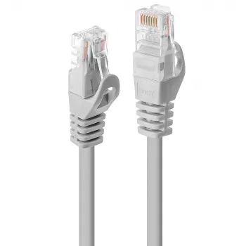 Lindy 48165 verkkokaapeli harmaa 5 m Cat6 U/UTP (UTP)