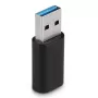 Lindy USB 3.2 Type-A - Type-C -adapteri, USB 3.2 Type-A, USB 3.2 Type-C, musta