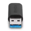 Lindy USB 3.2 Type-A - Type-C -adapteri, USB 3.2 Type-A, USB 3.2 Type-C, musta