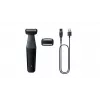 Kehon trimmeri Philips BODYGROOM Series 3000 BG3017/01 roiskevesitiivis musta harmaa