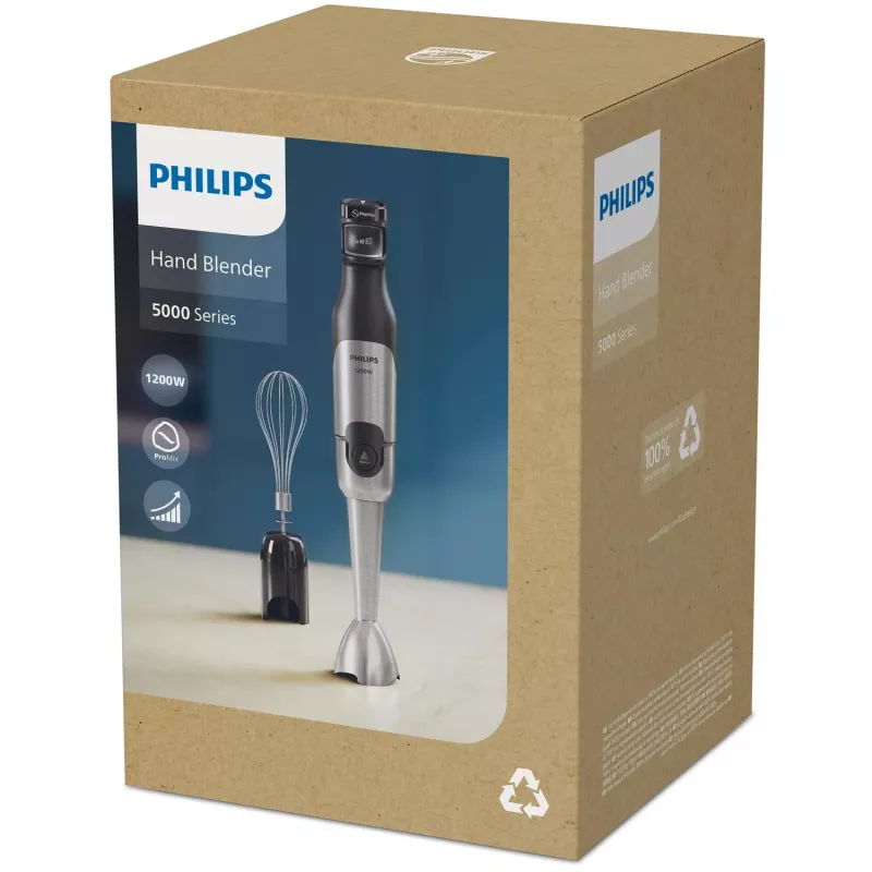 Philips 5000 series HR2682/00 sauvasekoitin 1200 W musta, ruostumaton teräs