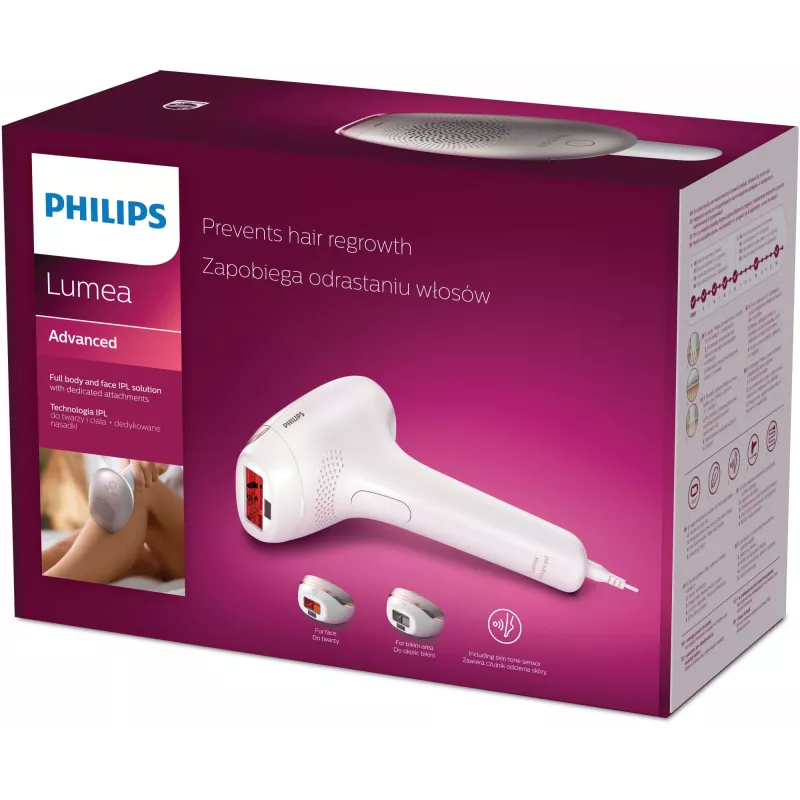 Philips Lumea Advanced SC1998/00 valo-poistolaite Intense Pulsed Light (IPL) norsunluu