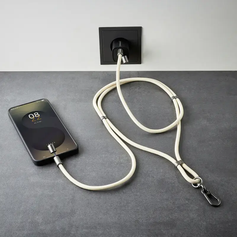 USB-kaapeli Intenso Handykette 1,65 m USB-C beige