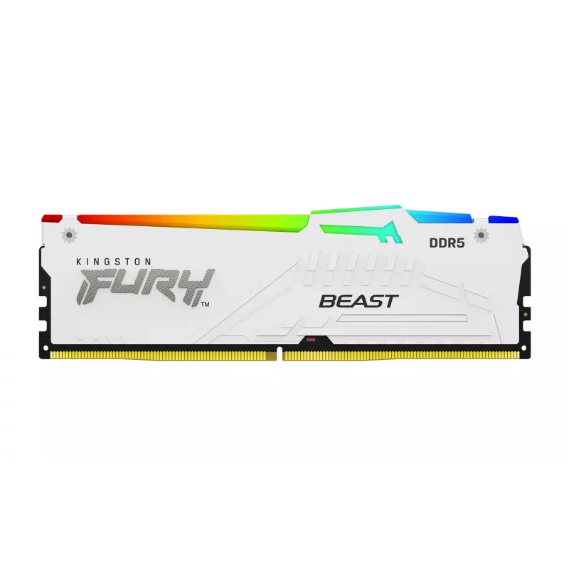 Kingston Technology FURY Beast 32GB 6000MT/s DDR5 CL36 DIMM valkoinen RGB EXPO