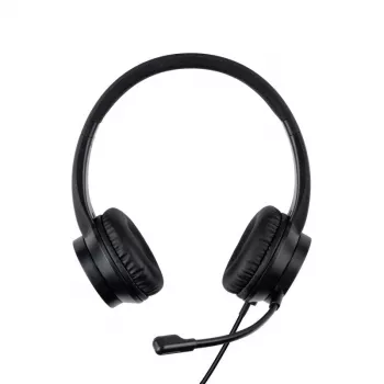 Headset Lindy USB-C Office Headset johdollinen 20-20000 Hz 1,95 m musta