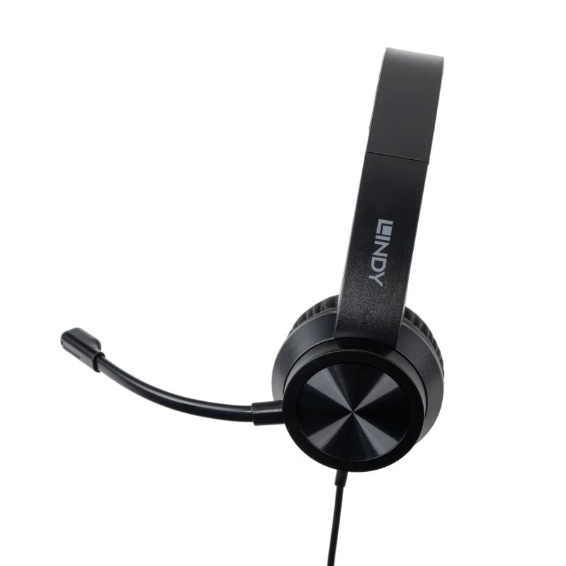 Lindy 20439 USB-C-toimistokuulokemikrofoni ja USB-A–USB-C-sovitin