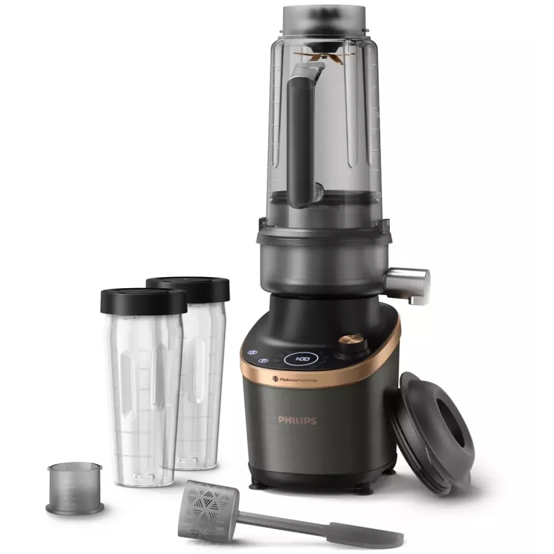 Tehosekoitin Philips Flip&Juice™ HR3770/10 musta kupari