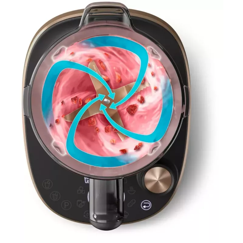 Tehosekoitin Philips Flip&Juice™ HR3770/10 musta kupari