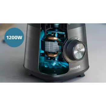 Tehosekoitin Philips 5000 Serie HR3041/00 musta harmaa
