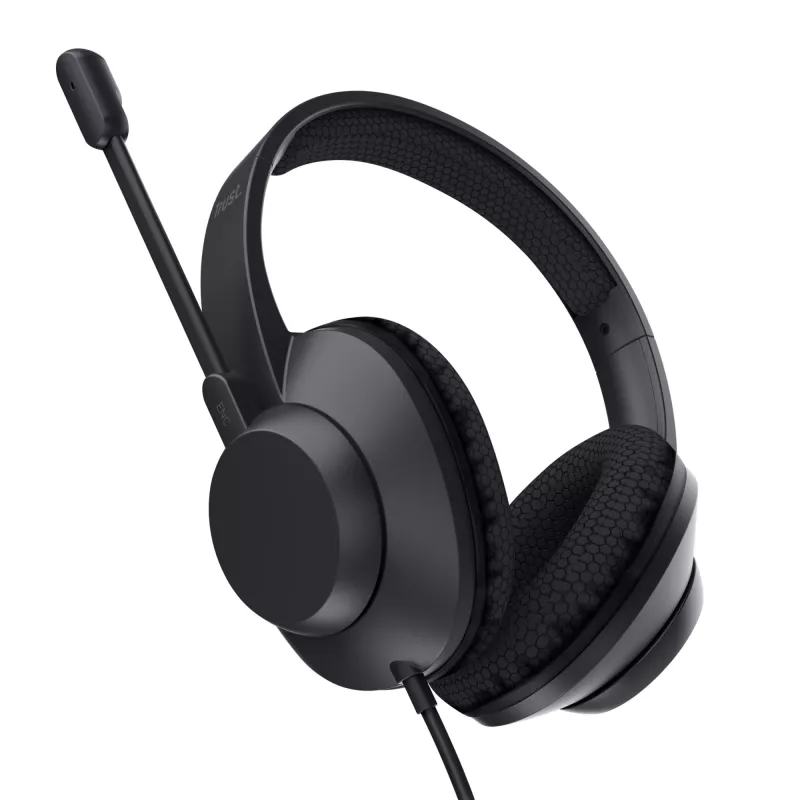 Trust Ayda Max kuulokemikrofoni johdollinen pääpanta puhelut/musiikki USB Type-C / USB Type-A musta