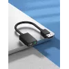 Vention 2-porttinen ulkoinen USB-äänikortti 0,15 m musta 2.1 kanavaa 16 bit