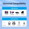 Vention USB 2.0 ulkoinen stereoäänisovitin äänenvoimakkuuden säädöllä 0,15 m musta ABS