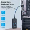 Vention USB 2.0 ulkoinen stereoäänisovitin äänenvoimakkuuden säädöllä 0,15 m musta ABS