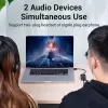 Vention USB 2.0 ulkoinen stereoäänisovitin äänenvoimakkuuden säädöllä 0,15 m musta ABS