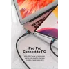 USB-sovitin Vention CDWB0 USB 2.0 -pistoke USB-C-liitäntään musta PVC