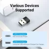 USB-sovitin Vention CDWB0 USB 2.0 -pistoke USB-C-liitäntään musta PVC