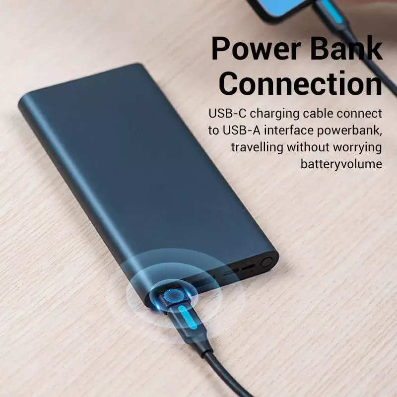 USB-sovitin Vention CDWB0 USB 2.0 -pistoke USB-C-liitäntään musta PVC
