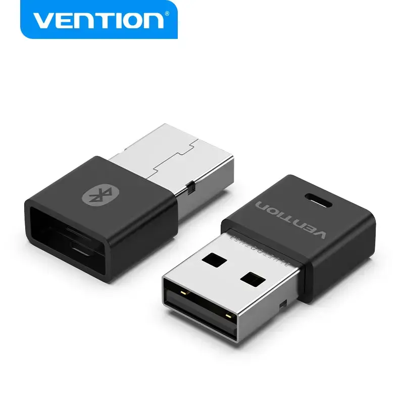 USB Bluetooth -verkkosovitin Vention NAHB0 — langaton USB-isäntä, Bluetooth-liitäntä, musta