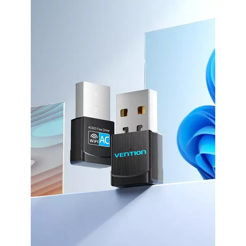 Vention KDSB0 USB Wi-Fi -sovitin, kaksikaistainen 2,4G/5G