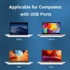 USB 2.0 -keskitin Vention 3-porttinen 100M Ethernet -sovittimella, USB 2.0 -isäntä, 4 porttia, musta