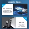 USB 2.0 -keskitin Vention 3-porttinen 100M Ethernet -sovittimella, USB 2.0 -isäntä, 4 porttia, musta