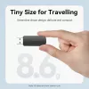 Vention CLGB0 2-in-1-kortinlukija, USB 3.0 A, SD + TF, kaksi asemakirjainta, musta