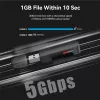Vention CLGB0 2-in-1-kortinlukija, USB 3.0 A, SD + TF, kaksi asemakirjainta, musta