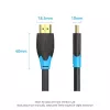 HDMI-kaapeli Vention 1M musta 18 Gbit/s 2.0