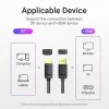 Vention DP–HDMI-kaapeli 1,5 m musta DisplayPort HDMI 1,5 m