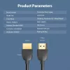 Vention kannettava HDMI-kaapeli 1M musta 2.0 18 Gbit/s