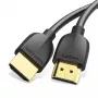 Vention kannettava HDMI-kaapeli 3M musta HDMI 2.0 18 Gbit/s
